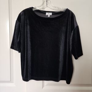 Black Velvet Women's Top